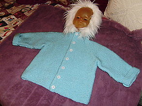 Detské oblečenie - Detský pletený svetrík - 15308031_