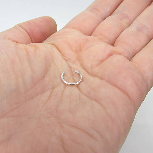 Náušnice - EarCuffs / záušnica 1kus (EasyLight 1mm) - 15306750_