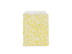 Obalový materiál - Papierový sáčok 9,5x14 cm 100 ks (Žltá) - 15307631_