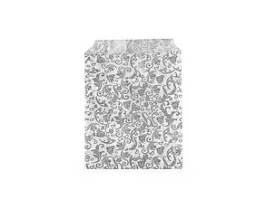 Obalový materiál - Papierový sáčok 9,5x14 cm 100 ks (Strieborná) - 15307633_