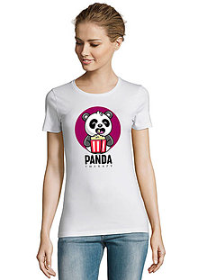 Topy, tričká, tielka - Liečivá Panda „Pukance“ - 15306332_