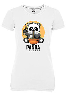 Topy, tričká, tielka - Liečivá Panda „Rezance“ - 15306360_