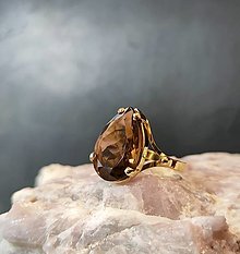 Prstene - Zlatá záhneda - 15310303_