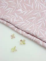 Šatky - Exkluzívna dámska letná šatka z ružového ľanu - 15309871_