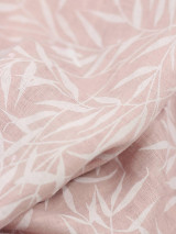 Šatky - Exkluzívna dámska letná šatka z ružového ľanu - 15309882_