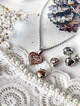 Sady šperkov - Dedičstvo | Cenovo zvýhodnená sada strieborná - náušnice srdcia na kruhoch a náhrdelník - 15310815_