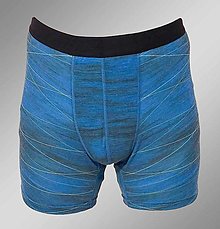 Pánske oblečenie - MERINO boxerky  (PEAX LASER PETROL MERINO 07 (XL)) - 15311851_