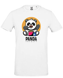 Topy, tričká, tielka - Liečivá Panda „Mľaskajúca“ - 15311944_