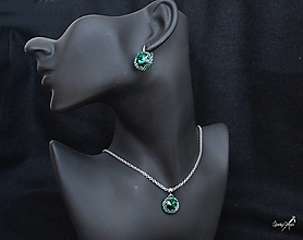 Náhrdelníky - náhrdelník SW emerald - 15312839_
