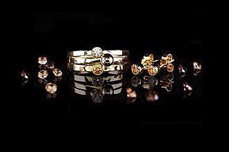 Prstene - Minimalistický zlatý prsteň Champagne - 15314995_