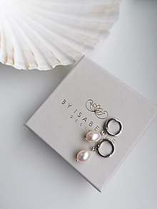 Náušnice - Geneva - perlové náušnice, rhodiované - 15313906_