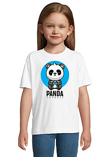 Topy, tričká, tielka - Hravá Panda „Zamilovaná“ - 15313283_