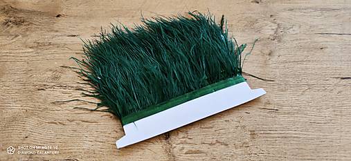 Galantéria - Pierková krajka 90 mm - cena za 10 cm (Emerald) - 15318117_