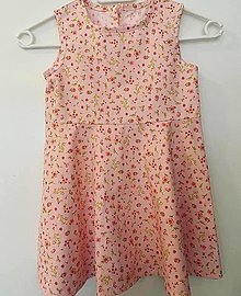 Detské oblečenie - Letné šaty ružičkové ružové - 15315407_