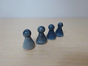 Iné - keramické figúrky (Modrá) - 15315200_