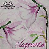 Kvetinové servítky na decoupage I. (Magnolia)