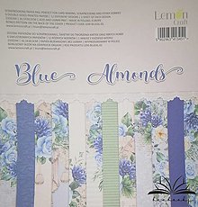 Papier - Sada scrapbook papierov (30,5x30,5cm) Lemon Craft - Blue Almonds - 15317502_