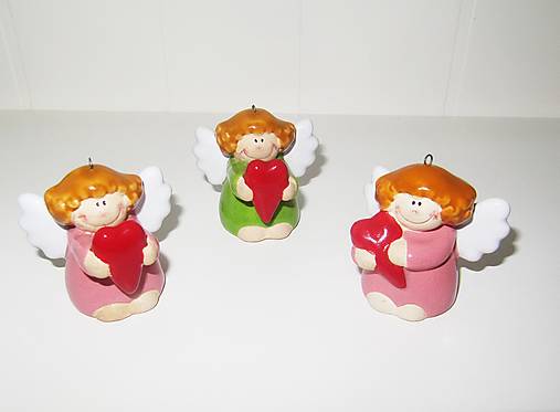 Polotovary - Anjel - sada 3 kusy - 15320301_