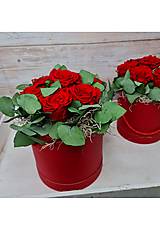 Dekorácie - Flowerbox ruža malý - 15318557_