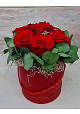 Dekorácie - Flowerbox ruža veľký - 15318576_