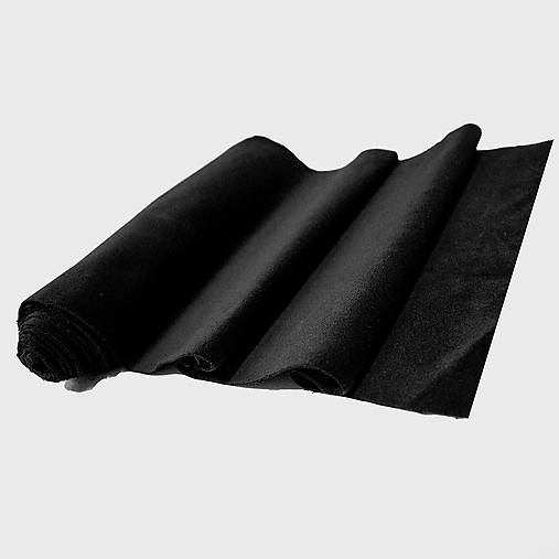 Textil - Zamat v čiernej farbe - 15320161_