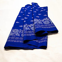 Textil - Bavlnená látka – Svetlo modrá vzorovaná - 15319000_