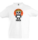 Topy, tričká, tielka - Plážová Panda „Zbožňujúca leto“ - 15319484_