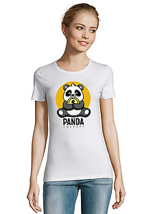 Topy, tričká, tielka - Veľkorysá Panda „Dollar Baby“ - 15318879_