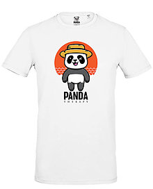 Topy, tričká, tielka - Plážová Panda „Zbožňujúca leto“ - 15319650_