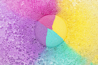 Telová kozmetika - Holi - šumivá bomba do kúpeľa, 190g - 15321002_