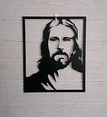 Obrazy - Kovový obraz Ježiš - 15323602_