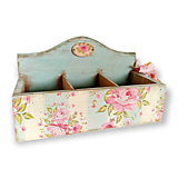 Úložné priestory & Organizácia - Drevený vintage box na čaj - 15324626_