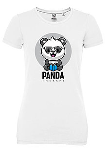 Topy, tričká, tielka - Múdra Panda „Marcová“ - 15321950_