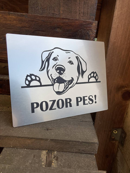 Tabuľky - Pozor pes! - 15326570_
