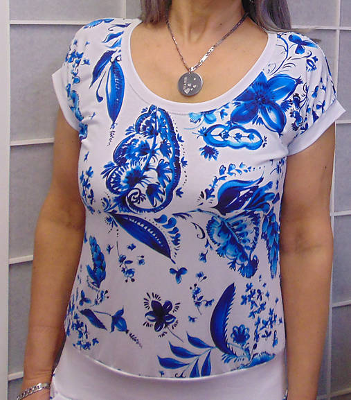  - Tričko lidový vzor XS - XXXL (XXL) - 15328559_