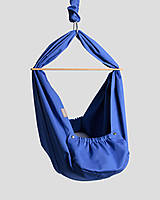 Detský textil - homba baby hačka závesná kolíska bavlnená modrá - 15326364_