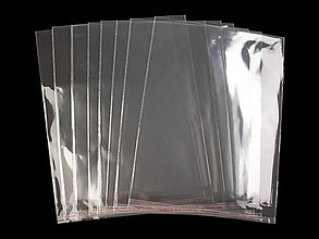 Obalový materiál - PP vrecko s lepiacou lištou 100 ks (35x45 cm) - 15325778_