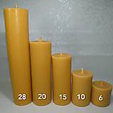 Sviečky - Valce o priemere 5,6 cm výška 6,10,15,20,28 - 15328412_