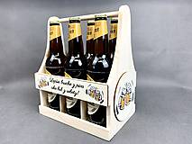 Dekorácie - Drevená prepravka na pivo - 15331062_