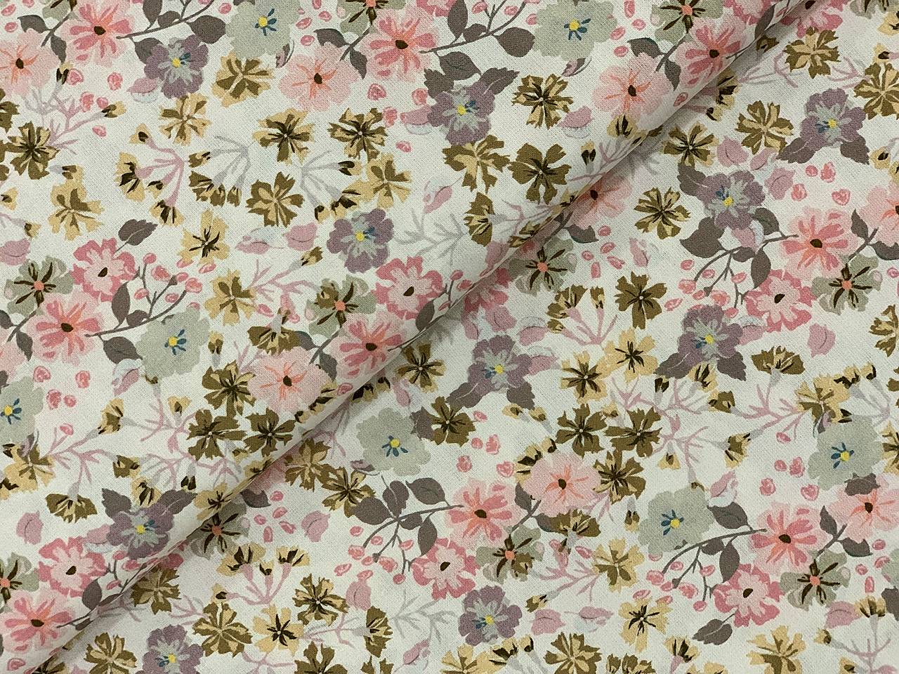 ❤️❤️❤️100% BAVLNA FRANCÚZSKO❤️❤️❤️KVETINKY❤️❤️❤️