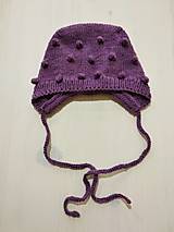 Detské čiapky - Guľôčková čiapočka 100% Baby merino - 15331574_