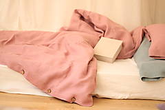 Úžitkový textil - Ľanové obliečky - výber zo 40 farieb (140x220) - 15329397_