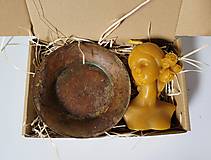 Sviečky - Busta ženy v darčekovom balení - 15331457_