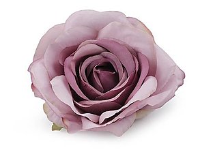 Polotovary - Umelý kvet ruže Ø10 cm (Fialová) - 15329117_