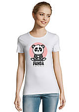 Topy, tričká, tielka - Zmyselná Panda „Namasté♥“ - 15329643_