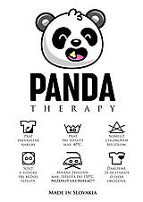 Topy, tričká, tielka - Zmyselná Panda „Namasté ♥“ - 15329710_