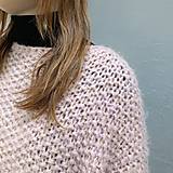 Svetre a kardigány - hrubý sveter DUAL BIGGY pastelrose - 15333467_