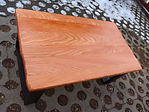 Nábytok - Konferenčný stolík - červený smrek - 15333070_