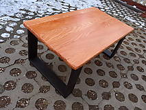 Nábytok - Konferenčný stolík - červený smrek - 15333073_