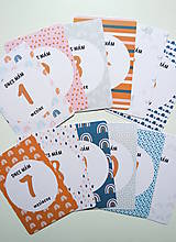 Papiernictvo - Miľníkové kartičky - RAINBOW - 15332992_